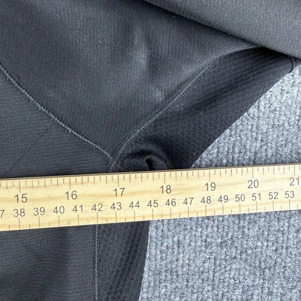 The North Face Pullover Mens Medium Black FlashDry 1/4 Zip Long Sleeve Running